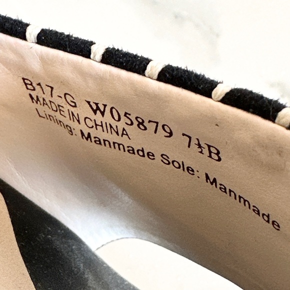 Cole Haan Steffi Wedge Cork Platform Black Suede Sandal 7.5 - Picture 7 of 13